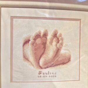 Vervaco-Baby Counted Cross Stitch Kit -10 Tiny Toes